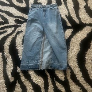 BDG Denim Maxi Skirt